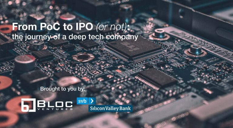 From PoC to IPO: the journey of a deep tech company